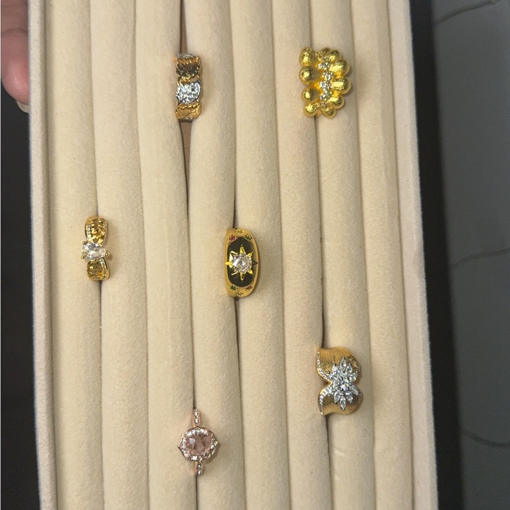 🌹Sale, 2 for $50 on all gold plated🌹 18k Gold plated ring - Picture 10 of 17